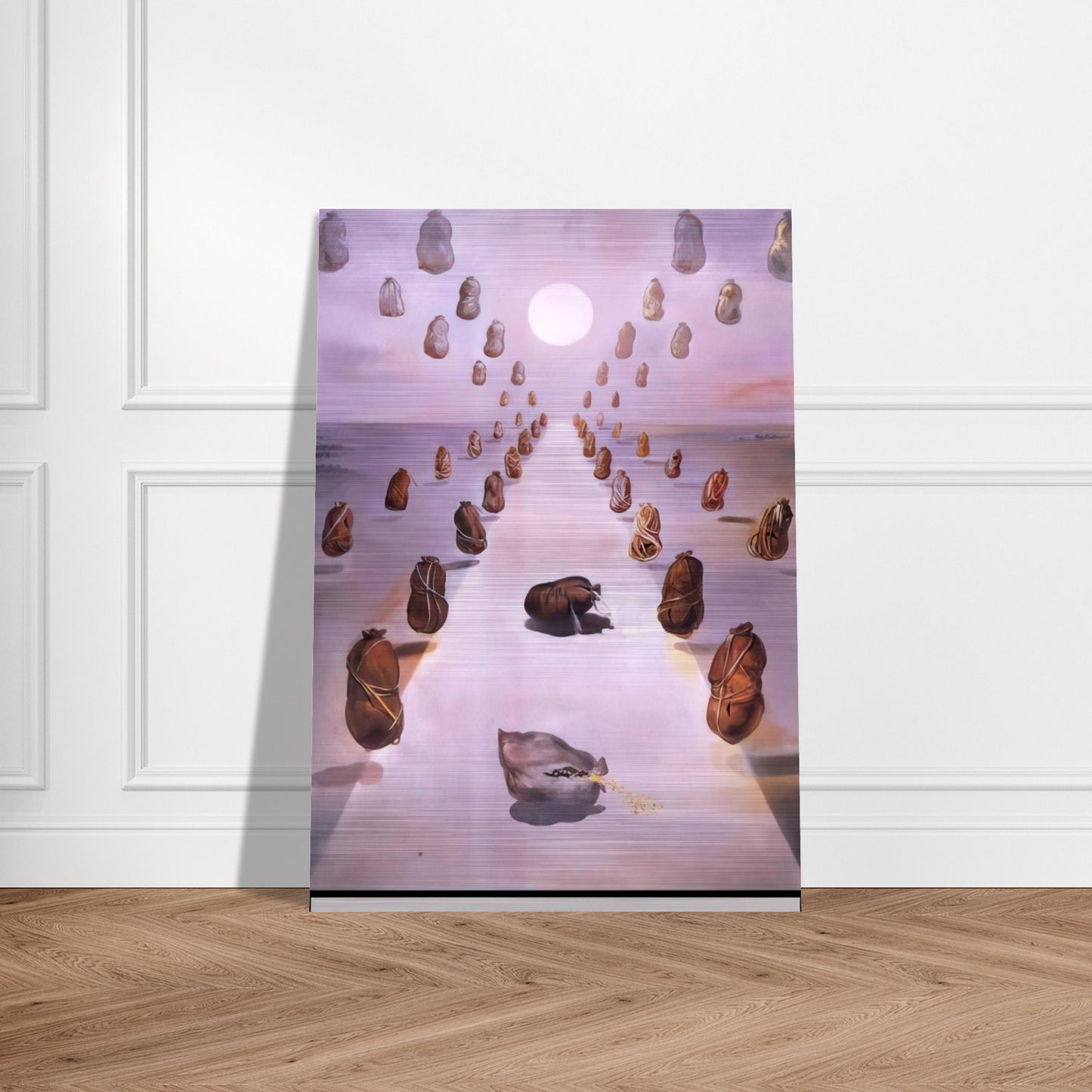 THE PATH OF ENIGMA - Salvador Dali Brushed Aluminum Print - 70x100 cm / 28x40 inches | Salvador Dali Aluminum Print | Salvador Dali Prints