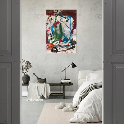 Las Mayas, 1958- - Helen Frankenthaler Brushed Aluminum Print - 70x100 cm / 28x40 inches | Helen Frankenthaler Aluminum Print | Helen Frankenthaler Prints