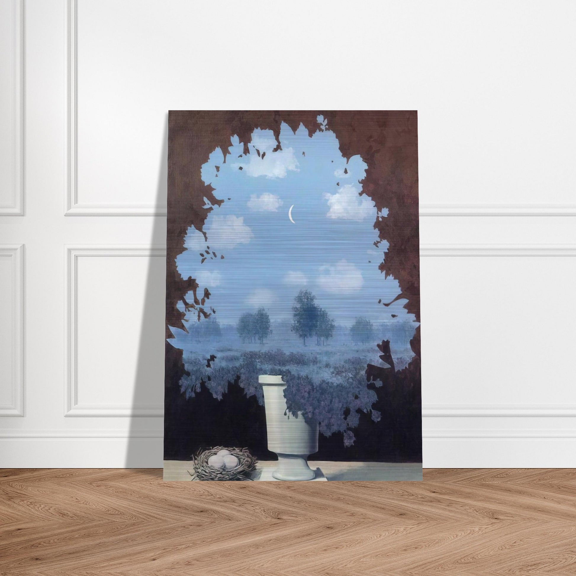THE LAND OF MIRACLES 1964 - Rene Magritte Brushed Aluminum Print - 70x100 cm / 28x40 inches | Rene Magritte Aluminum Print | Rene Magritte Prints