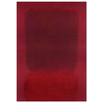Red and Brown - 1957 - Mark Rothko Brushed Aluminum Print - 70x100 cm / 28x40 inches | Mark Rothko Aluminum Print | Mark Rothko Prints