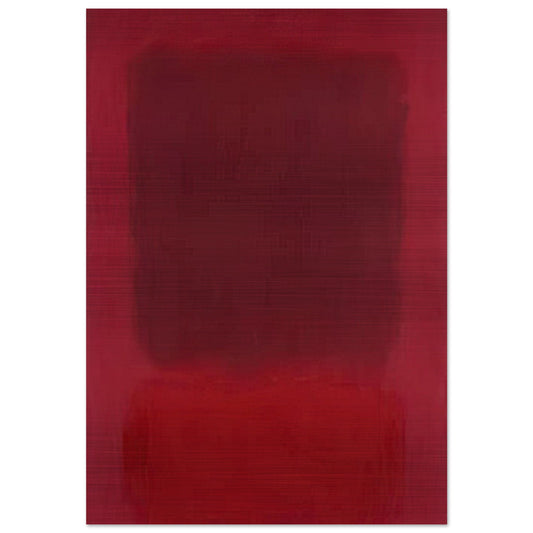 Red and Brown - 1957 - Mark Rothko Brushed Aluminum Print - 70x100 cm / 28x40 inches | Mark Rothko Aluminum Print | Mark Rothko Prints