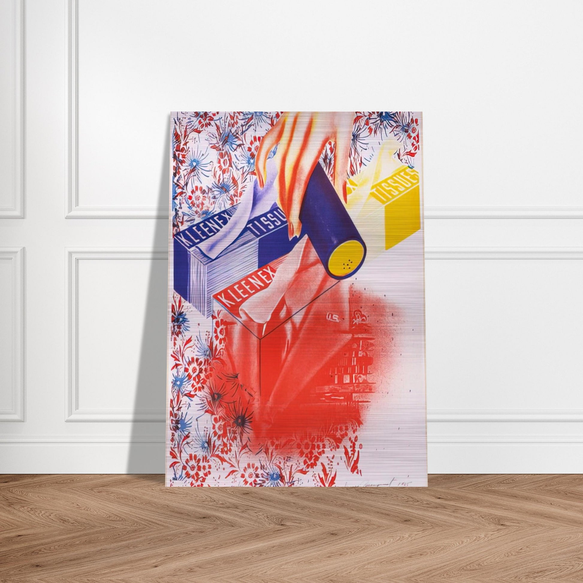 Campaign - James Rosenquist Brushed Aluminum Print - 70x100 cm / 28x40 inches | James Rosenquist Aluminum Print | James Rosenquist Prints