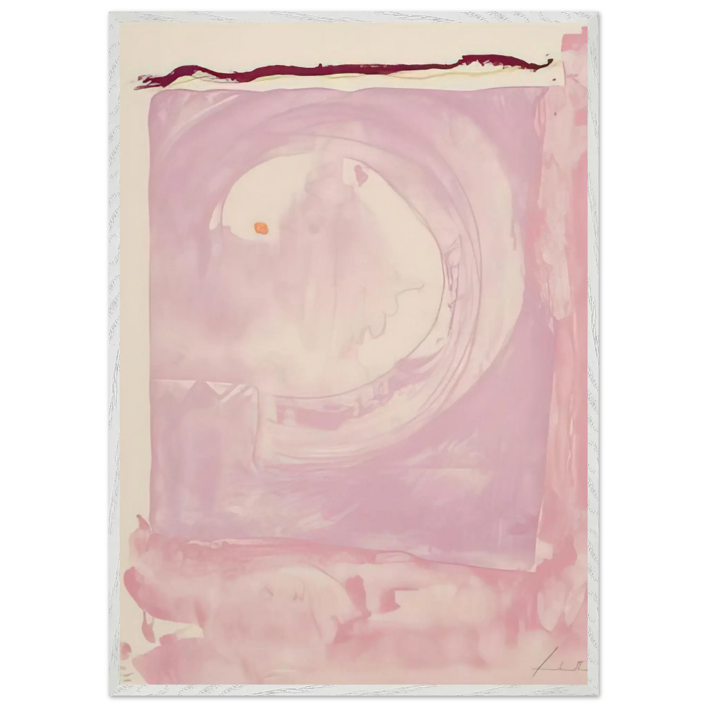 Helen Frankenthaler - Reflections IX - 1995 Wall art - 70x100 cm / 28x40 inches - Fine Art Poster - -