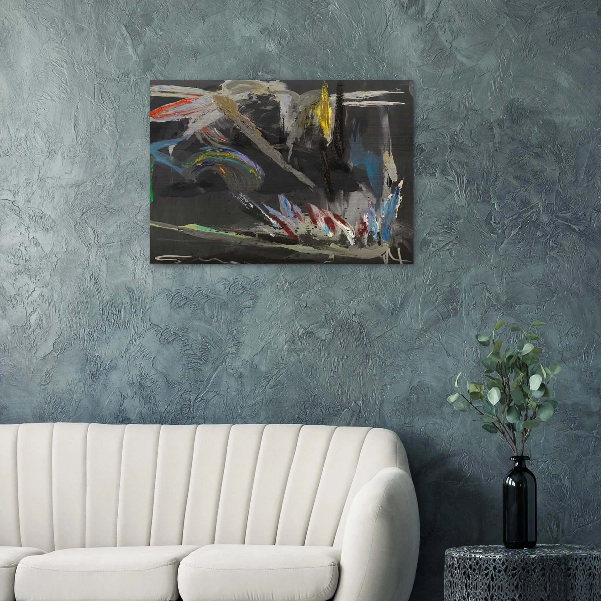 Take That Back Black #282 - 1984 - Stephen Mueller Brushed Aluminum Print - 70x100 cm / 28x40 inches | Stephen Mueller Aluminum Print | Stephen Mueller Prints
