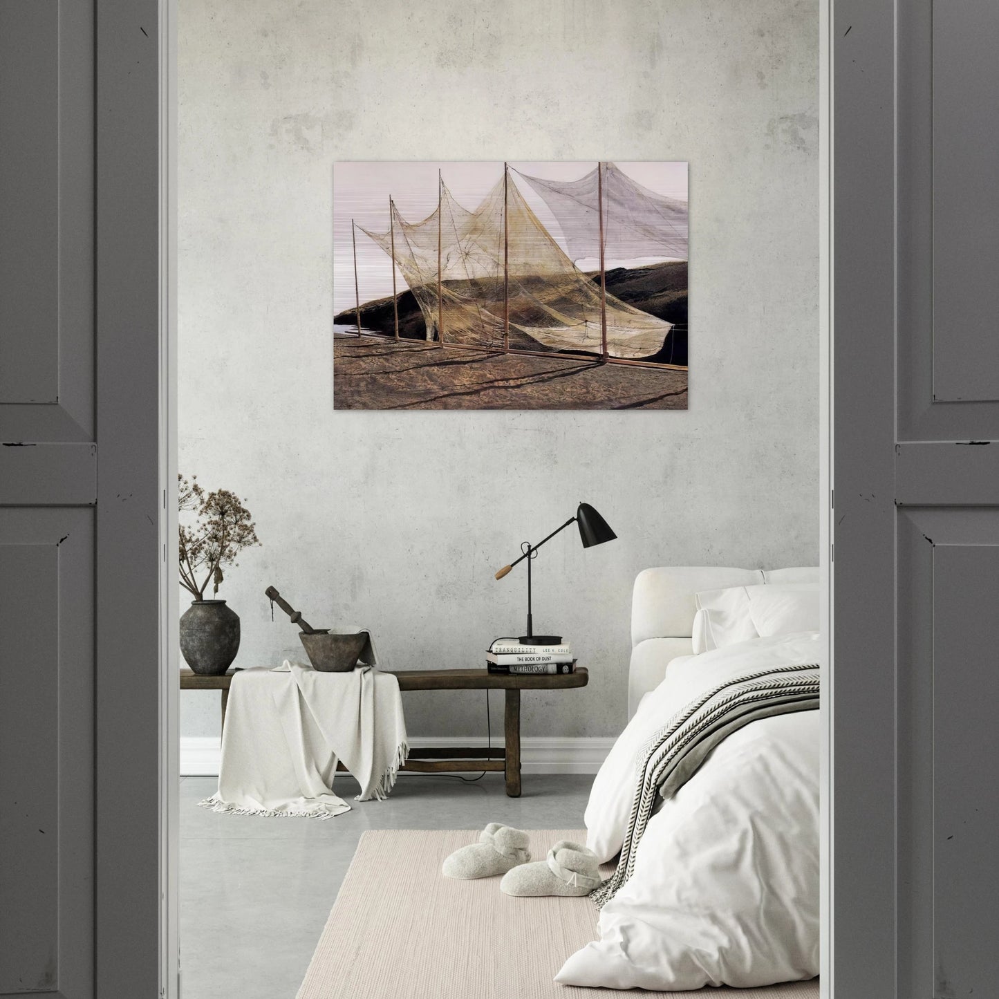 PENTECOST 1989 - Andrew Wyeth Brushed Aluminum Print - 70x100 cm / 28x40 inches | Andrew Wyeth Aluminum Print | Andrew Wyeth Prints