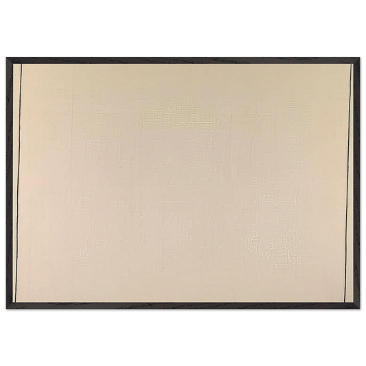 Nothing to be Afraid Of IV 15869 - 1969 - Bob Law 70x100 cm / 28x40 inches Framed Art Print – Black Wooden Frame
