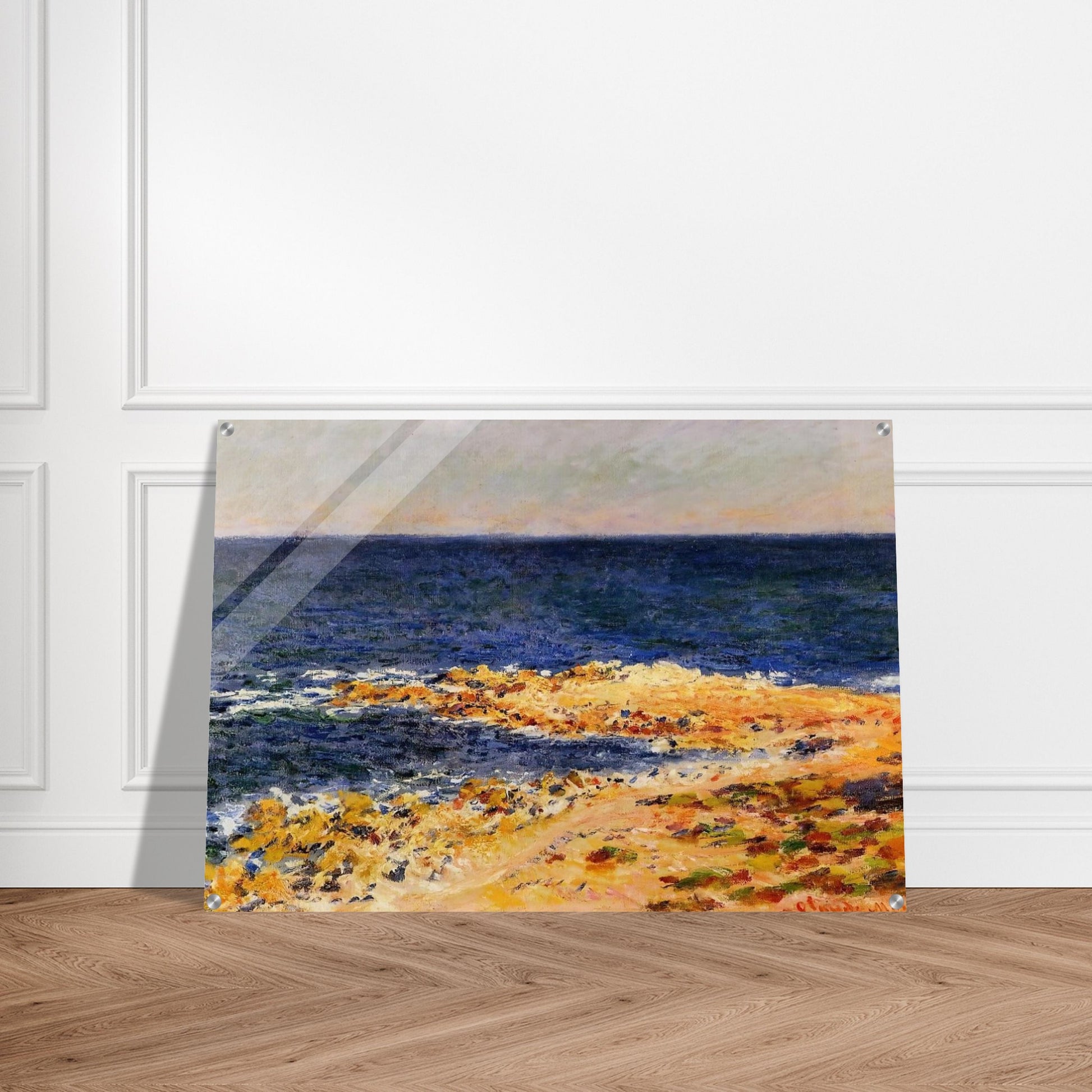The Big Blue at Antibes - claude monet Acrylic Print - 70x100 cm / 28x40″ inches | claude monet Wall Art | claude monet Prints