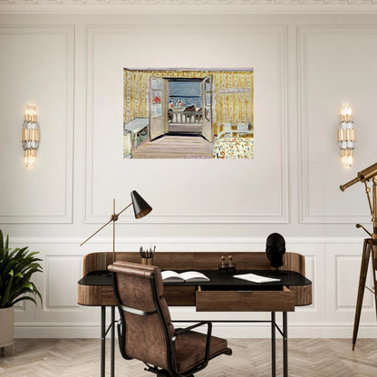 INTERIOR JULY 14TH ETRETAT 1920 - Henri Matisse Brushed Aluminum Print - 70x100 cm / 28x40 inches | Henri Matisse Aluminum Print | Henri Matisse Prints