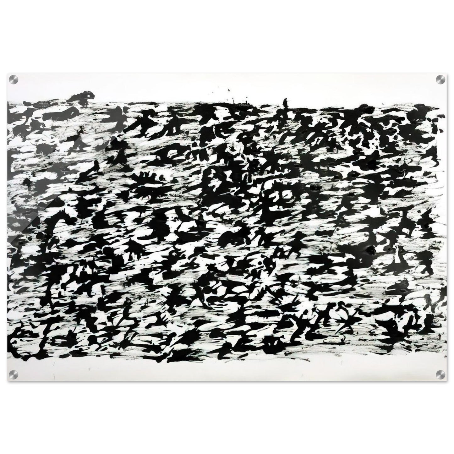 UNTITLED CHINESE INK DRAWING 1961 - Henri Michaux Acrylic Print - 70x100 cm / 28x40″ inches | Henri Michaux Wall Art | Henri Michaux Prints