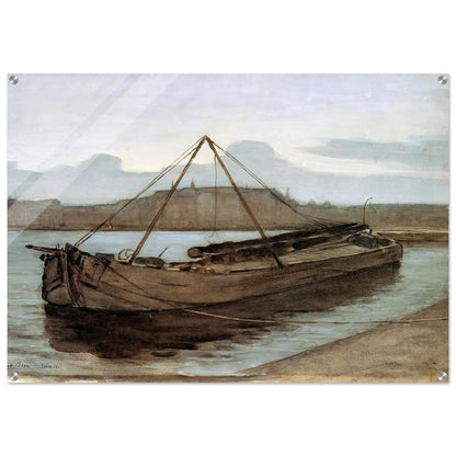 Evening at Weesperzijde Sun - Piet Mondrian Acrylic Print - 70x100 cm / 28x40″ inches