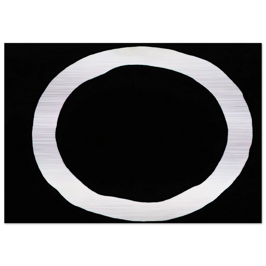 To Martha's Memory - 1970 - Jiro Yoshihara Brushed Aluminum Print - 70x100 cm / 28x40 inches | Jiro Yoshihara Aluminum Print | Jiro Yoshihara Prints