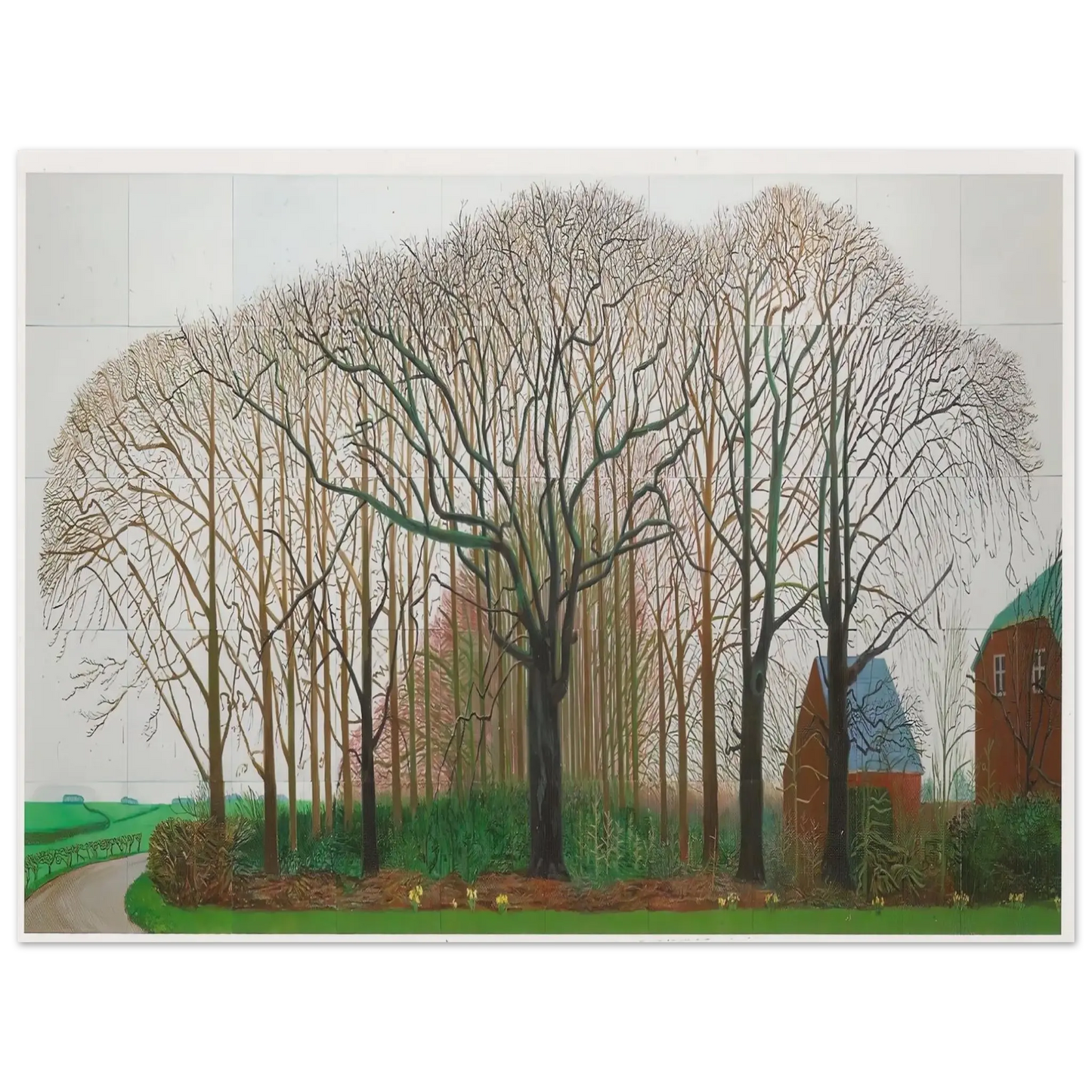 David Hockney - David Hockney Wall art - 15x20 cm / 6x8 Inches - Fine Art Poster - -