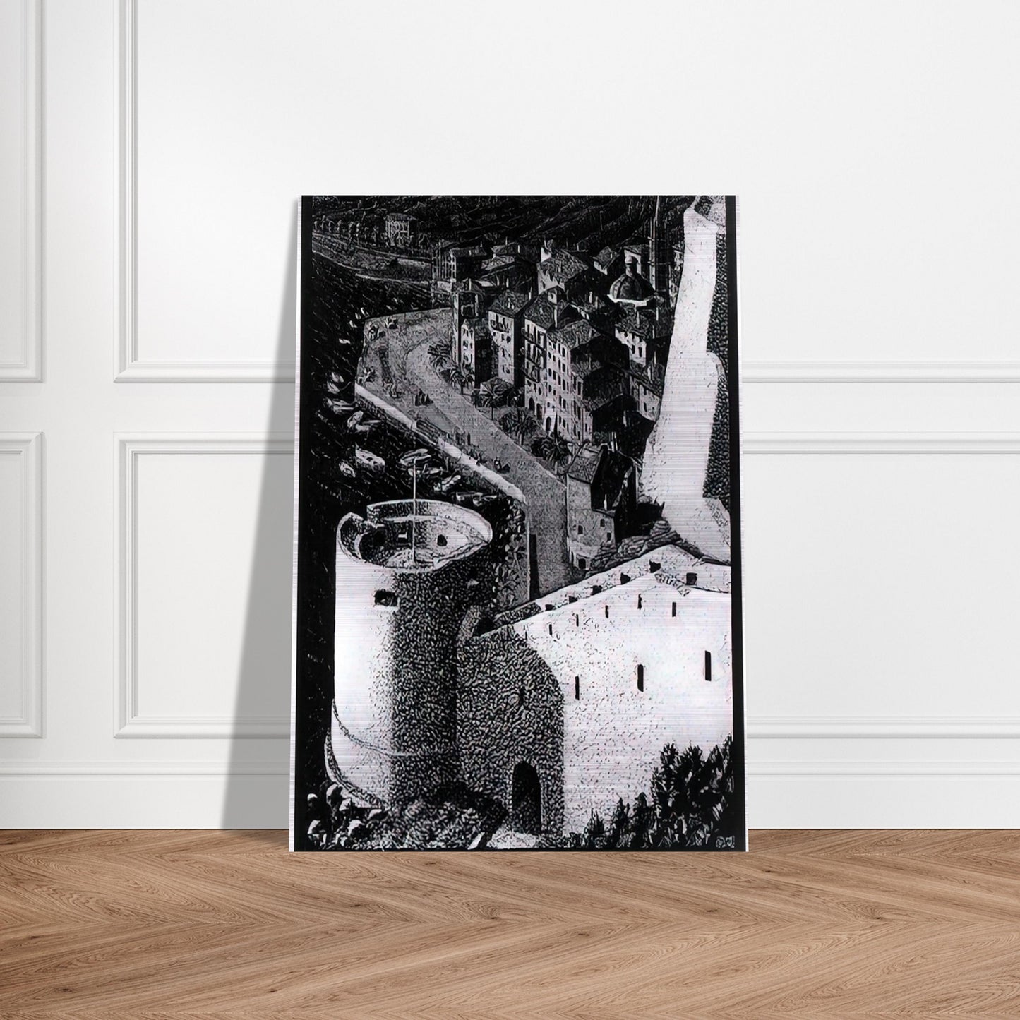 ESCHER (23) - MC Escher Brushed Aluminum Print - 70x100 cm / 28x40 inches | MC Escher Aluminum Print | MC Escher Prints