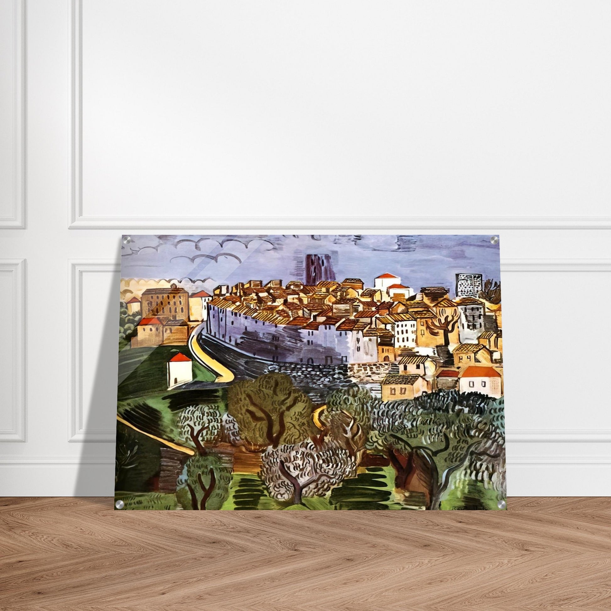 VENCE 1923 - Raoul Dufy Acrylic Print - 70x100 cm / 28x40″ inches
