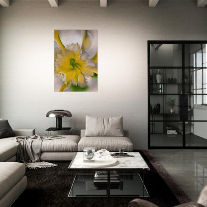 An Orchid - Georgia O'Keeffe Brushed Aluminum Print - 70x100 cm / 28x40 inches | Georgia O'Keeffe Aluminum Print | Georgia O'Keeffe Prints