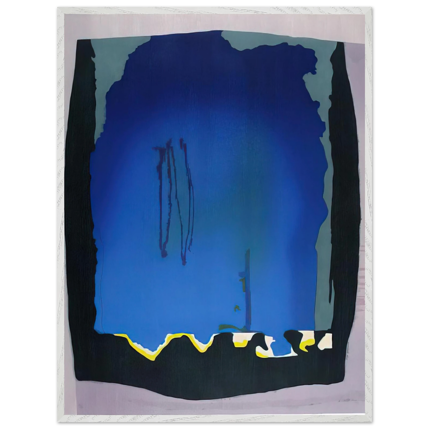 Helen Frankenthaler - Freefall - 1992 Wall art - 30x45 cm / 12x18 inches - Fine Art Poster-canvas - -