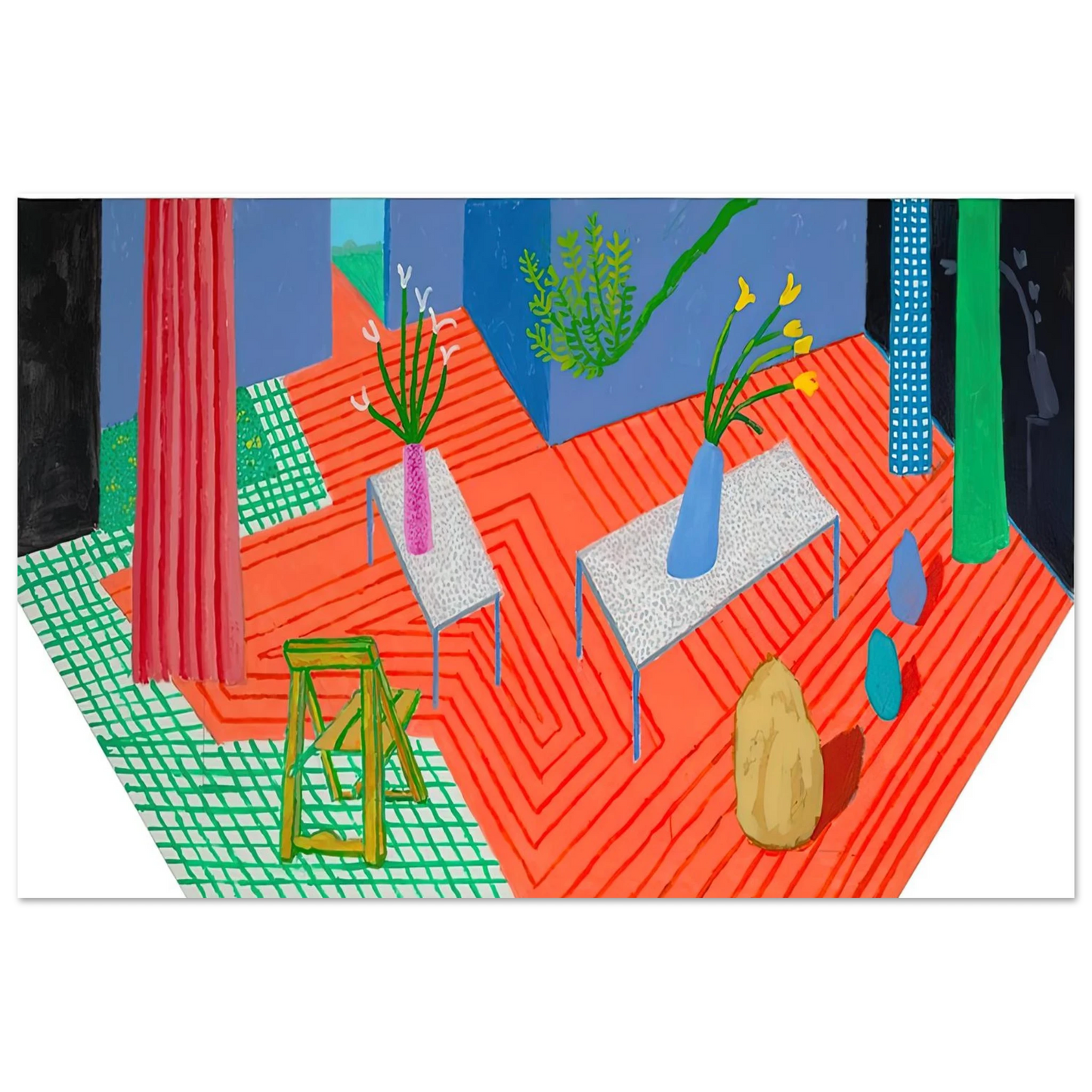 David Hockney - David Hockney Wall art - 30x45 cm / 12x18 inches - Fine Art Poster-canvas - -