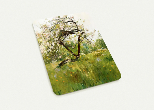 Peach Blossoms - Villiers-le-Bel By Childe Hassam Pack of 10 Post Cards | Childe Hassam Post Cards | A6 (10.5 x 14.8 cm) - 4.1 x 5.8 inches