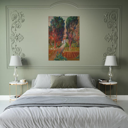 THE VEGETABLE GARDEN OF LLANER - Salvador Dali Brushed Aluminum Print - 70x100 cm / 28x40 inches | Salvador Dali Aluminum Print | Salvador Dali Prints