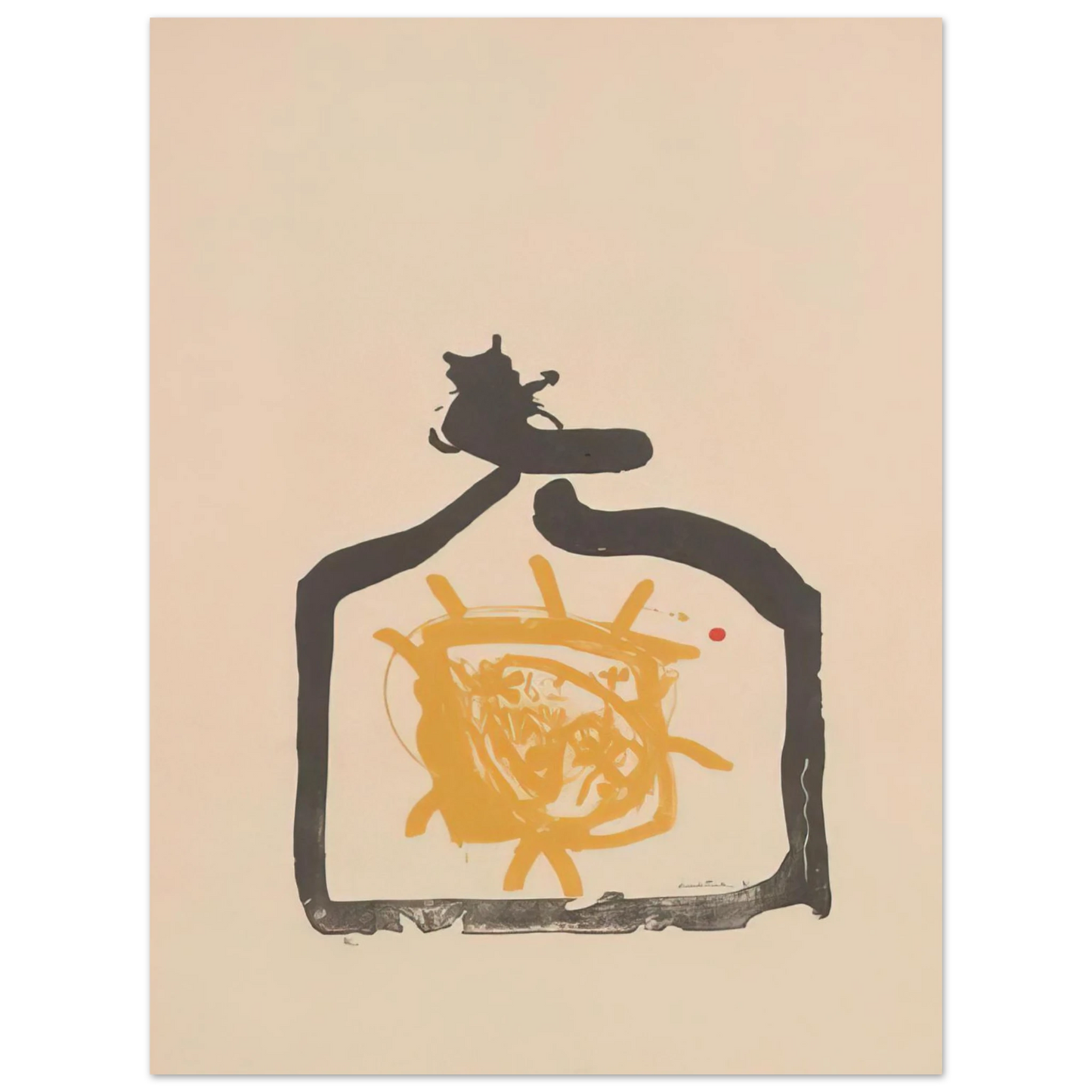 Helen Frankenthaler - May 26th Backwards - 1961 Wall art - 50x70 cm / 20x28 inches - Premium Wooden Framed Poster With Fine Art Paper-canvas - Wood frame