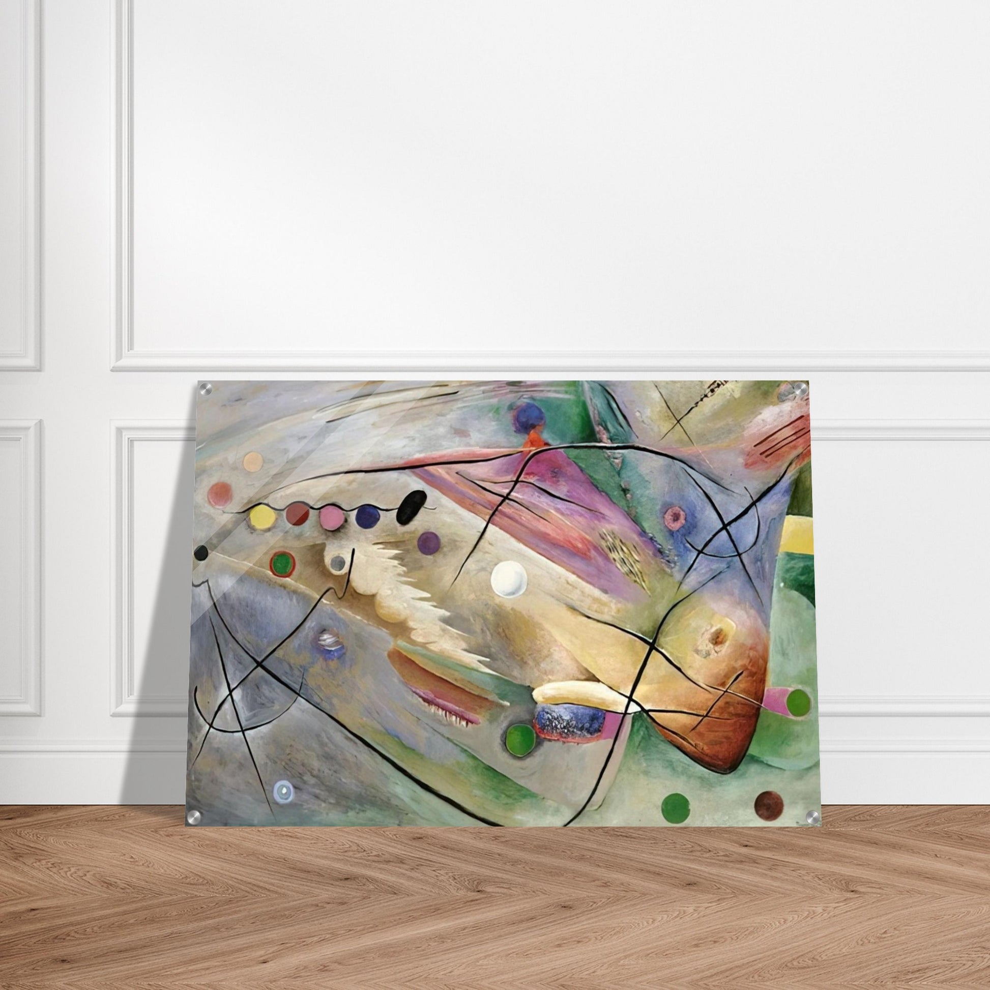 LINES 1922 - Rudolf Bauer Acrylic Print - 70x100 cm / 28x40″ inches