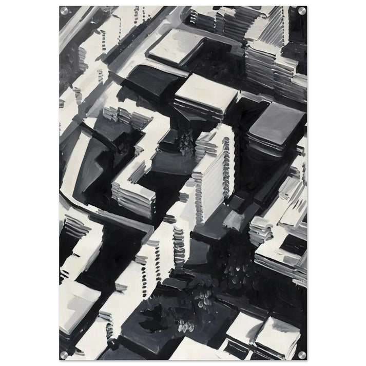TOWNSCAPE SA 1969 - Gerhard Richter Acrylic Print - 70x100 cm / 28x40″ inches