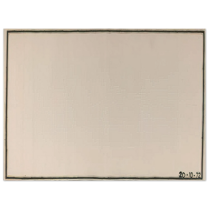 Bob Law - Mr Paranoia VII 20.10.72 No. 106 - 1972  75x100 cm / 30x40inches Fine Art Poster