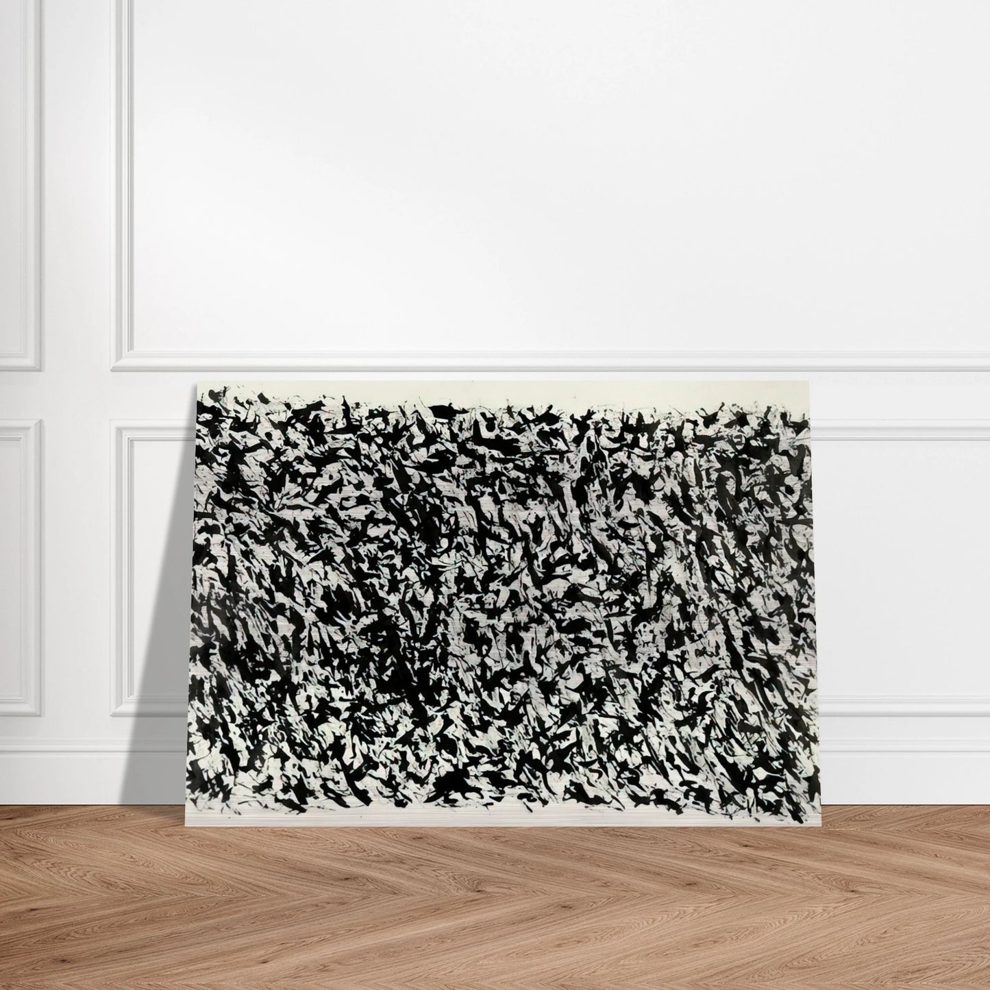Composition - Tachisme - Henri Michaux Brushed Aluminum Print - 70x100 cm / 28x40 inches | Henri Michaux Aluminum Print | Henri Michaux Prints