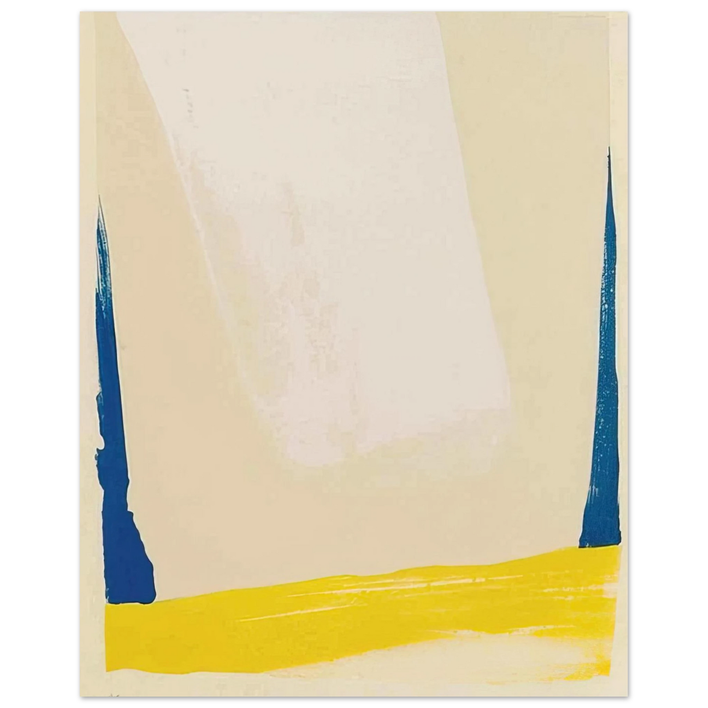 Helen Frankenthaler - White Portal - 1967 Wall art - 30x45 cm / 12x18 inches - Fine Art Poster-canvas - -