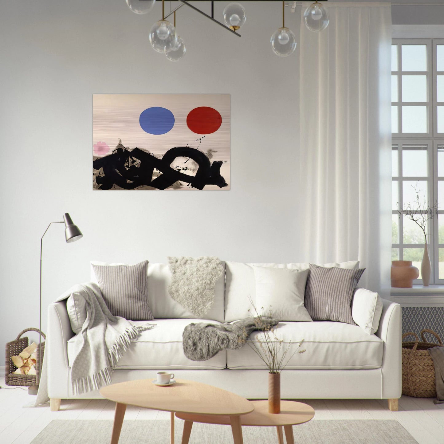 Rolling - 1961 - Adolph Gottlieb Brushed Aluminum Print - 70x100 cm / 28x40 inches | Adolph Gottlieb Aluminum Print | Adolph Gottlieb Prints