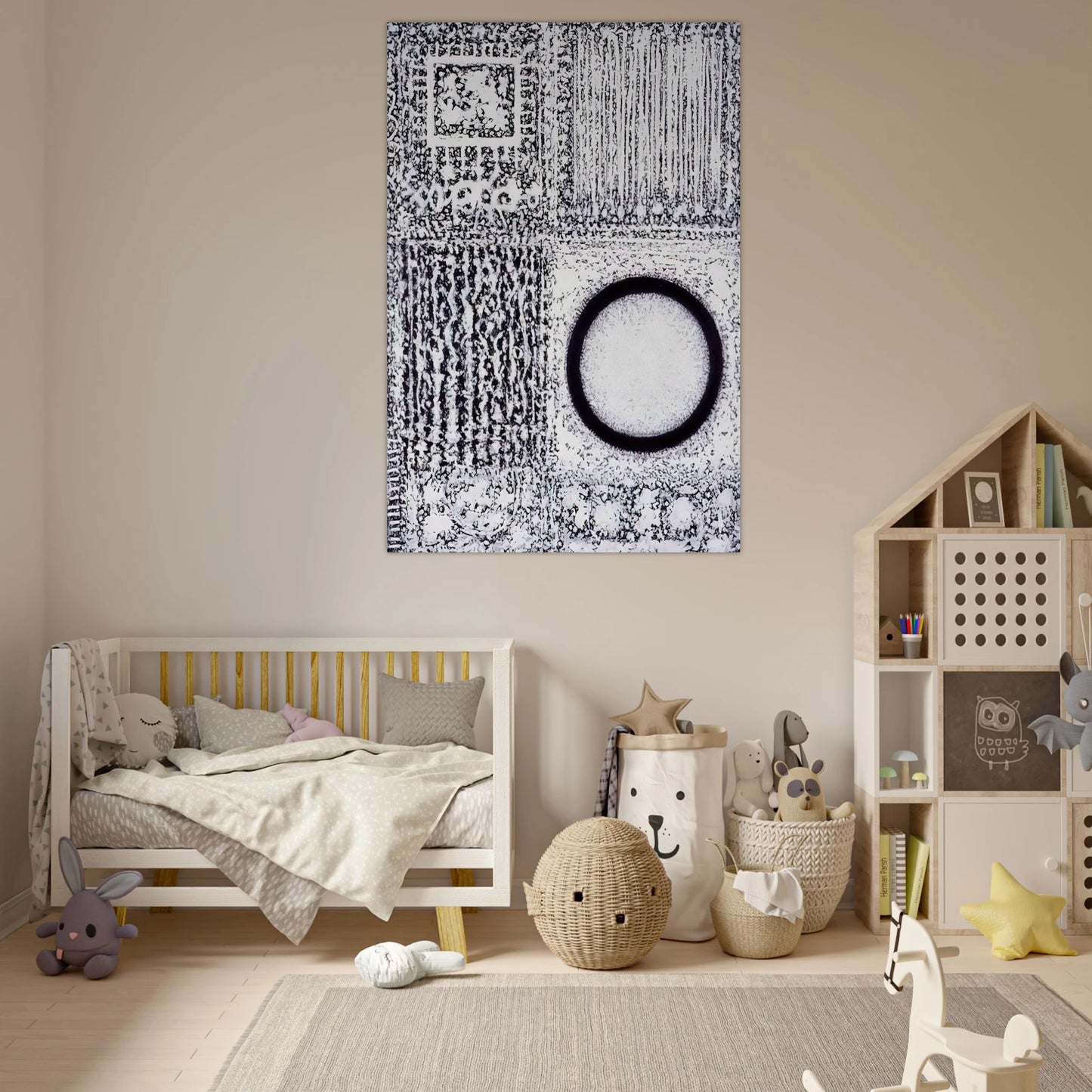 Circle by the Falling Waters - 1980 - Richard Pousette-Dart Art Prints - 100x150 cm / 40x60″ inches | Richard Pousette-Dart Poster | Richard Pousette-Dart Prints