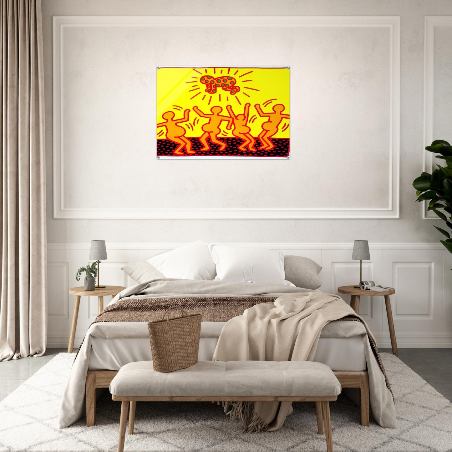 UNTITLED 1983 1 - Keith Haring Acrylic Print - 70x100 cm / 28x40″ inches