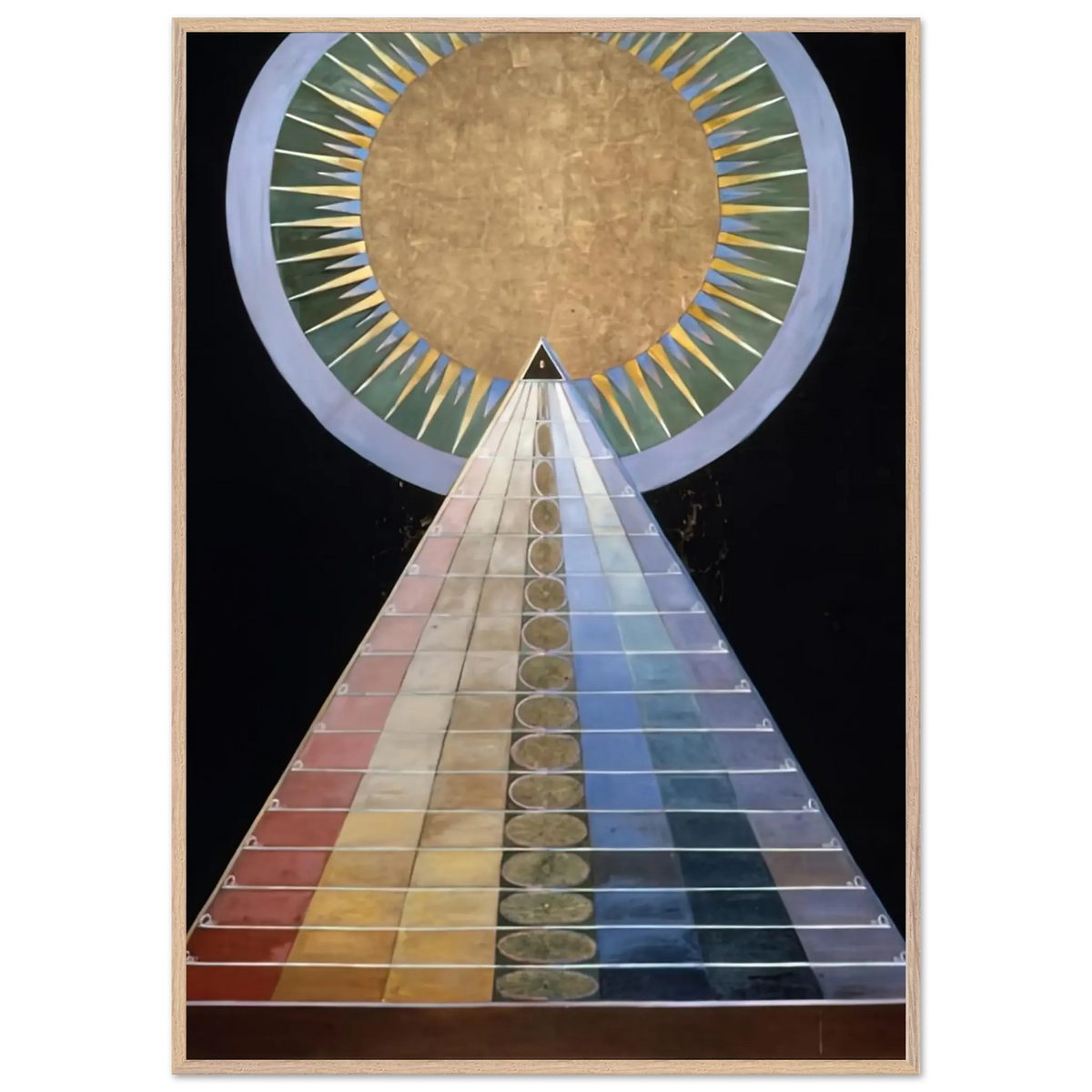 Hilma af Klint - ALTAR PAINTING 1915 Wall art - 70x100 cm / 28x40 Inches - Fine Art Poster - -