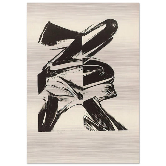 Untitled From a Laugh without Mouth - Karl Otto Gotz Brushed Aluminum Print - 70x100 cm / 28x40 inches | Karl Otto Gotz Aluminum Print | Karl Otto Gotz Prints