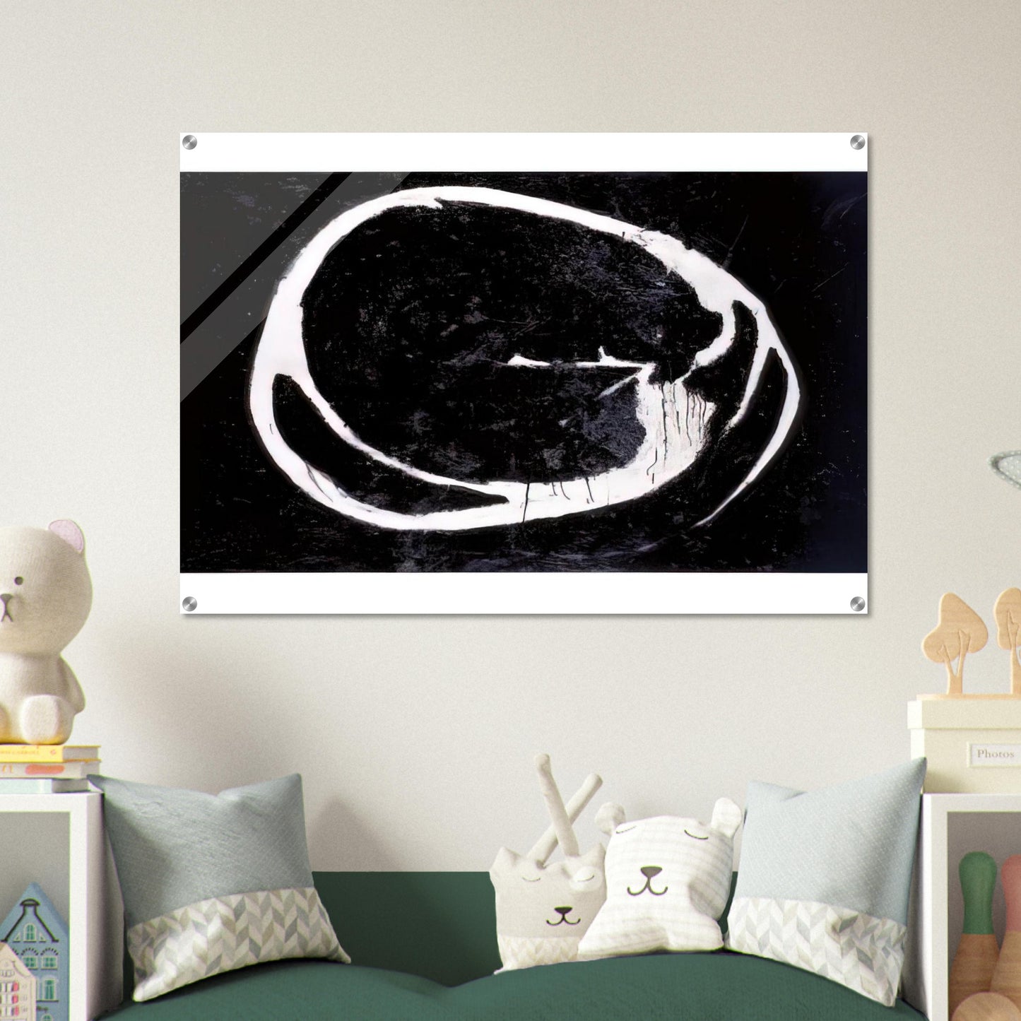 Untitled - 1962 - Jiro Yoshihara Acrylic Print - 70x100 cm / 28x40″ inches