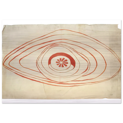 UNTITLED 1 - Louise Bourgeois Brushed Aluminum Print - 70x100 cm / 28x40 inches | Louise Bourgeois Aluminum Print | Louise Bourgeois Prints
