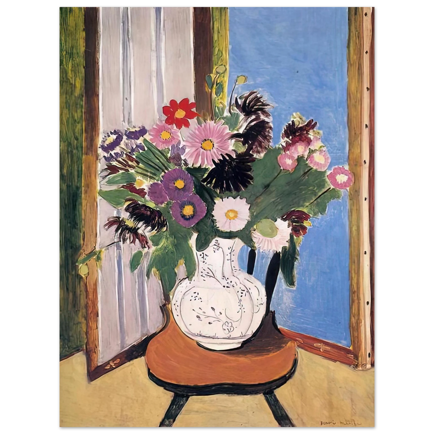 Henri Matisse - DAISIES 1919  75x100 cm / 30x40inches Fine Art Poster