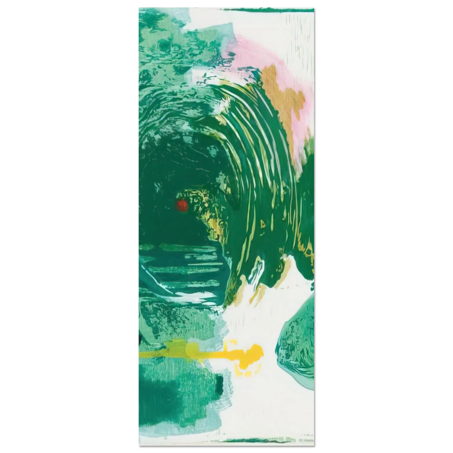 Helen Frankenthaler - Radius - 1993 Wall art - A3 (29.7 x 42  cm) - Premium Wooden Framed Poster With Fine Art Paper-canvas - White frame