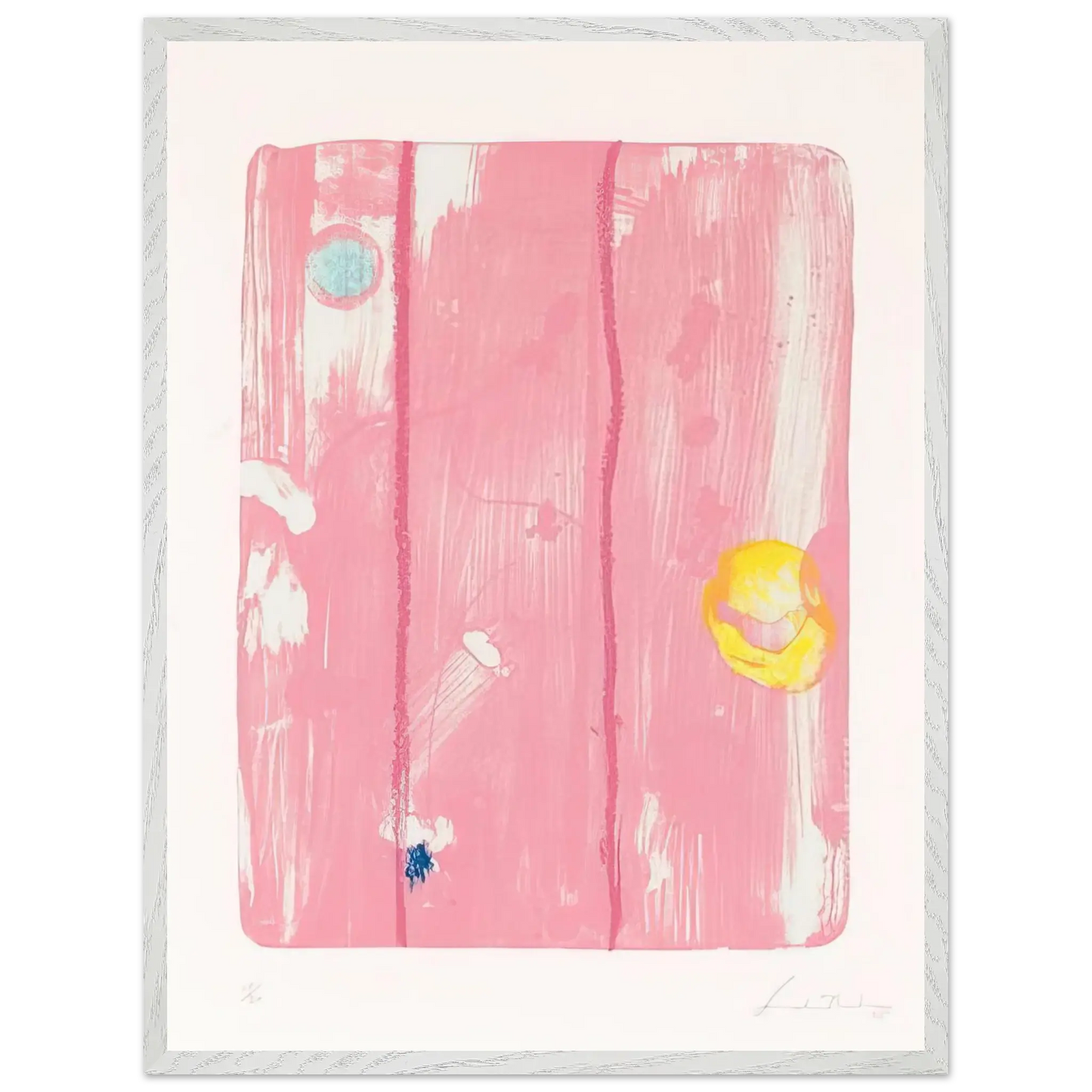 Helen Frankenthaler - Reflections VIII - 1995 Wall art - 70x100 cm / 28x40 Inches - Fine Art Poster - -
