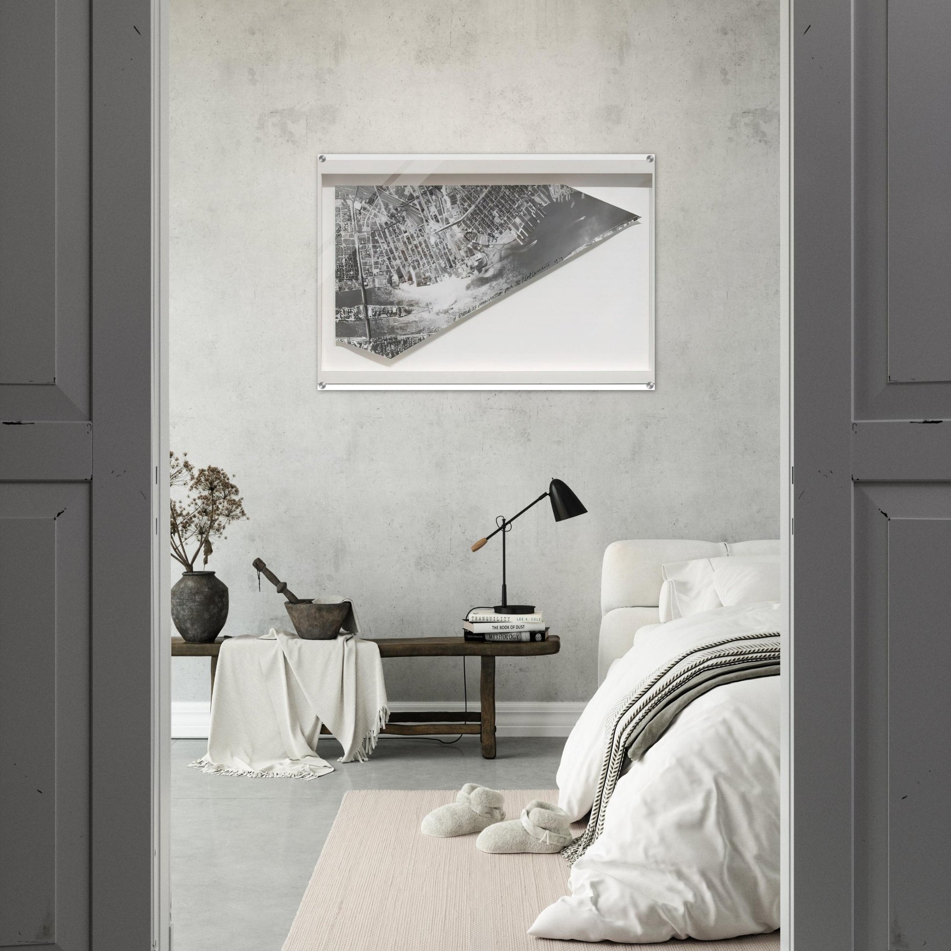 A Piece of Manhattan - Sol LeWitt Acrylic Print - 70x100 cm / 28x40″ inches