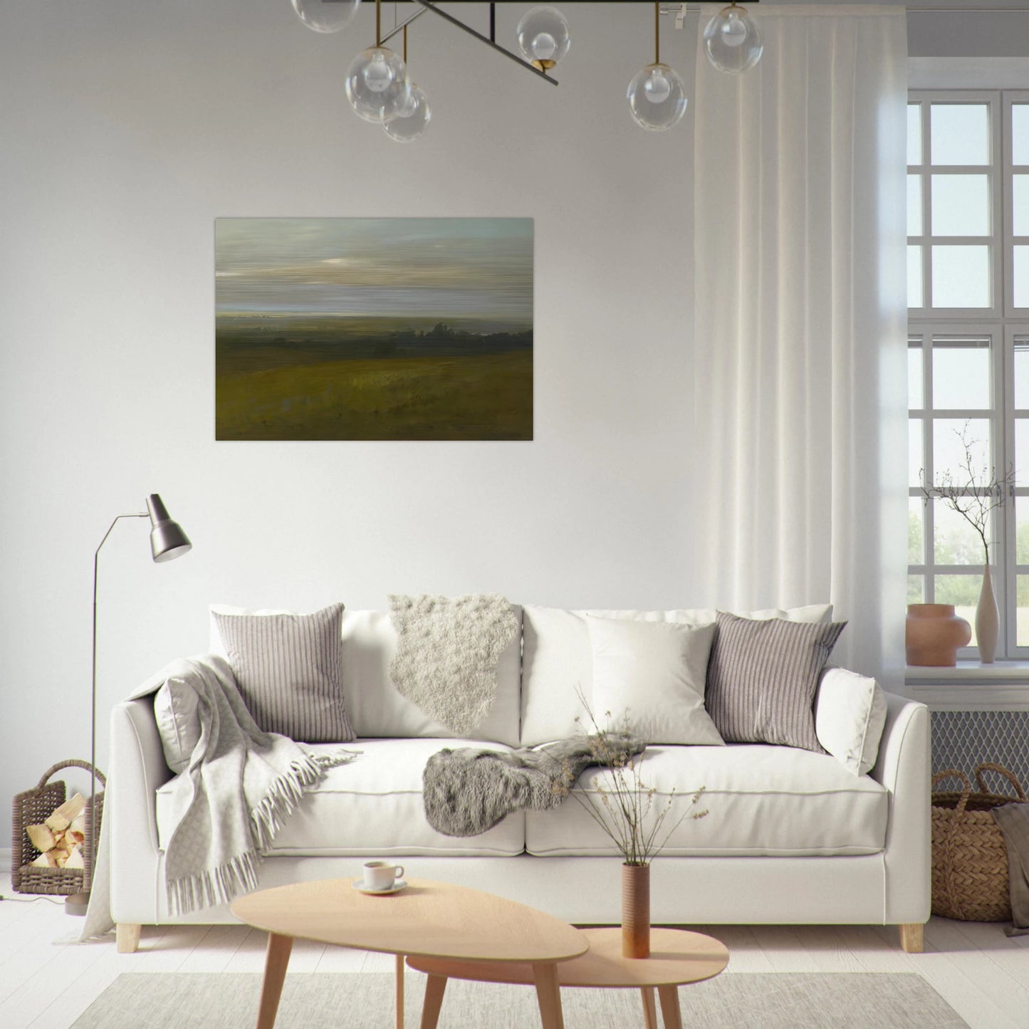 San Leandro Bay - Tonalism - Xavier Martinez Brushed Aluminum Print - 70x100 cm / 28x40 inches | Xavier Martinez Aluminum Print | Xavier Martinez Prints
