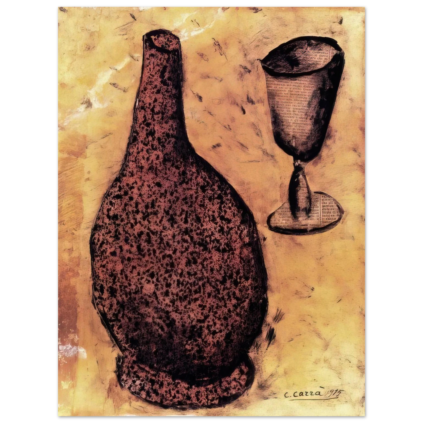 Carlo Carra - IL FIASCO 1915  75x100 cm / 30x40inches Fine Art Poster