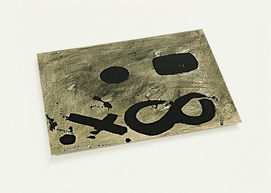 Figure Eight - 1967 By Adolph Gottlieb Pack of 10 Post Cards | Adolph Gottlieb Post Cards | A6 (10.5 x 14.8 cm) - 4.1 x 5.8 inches