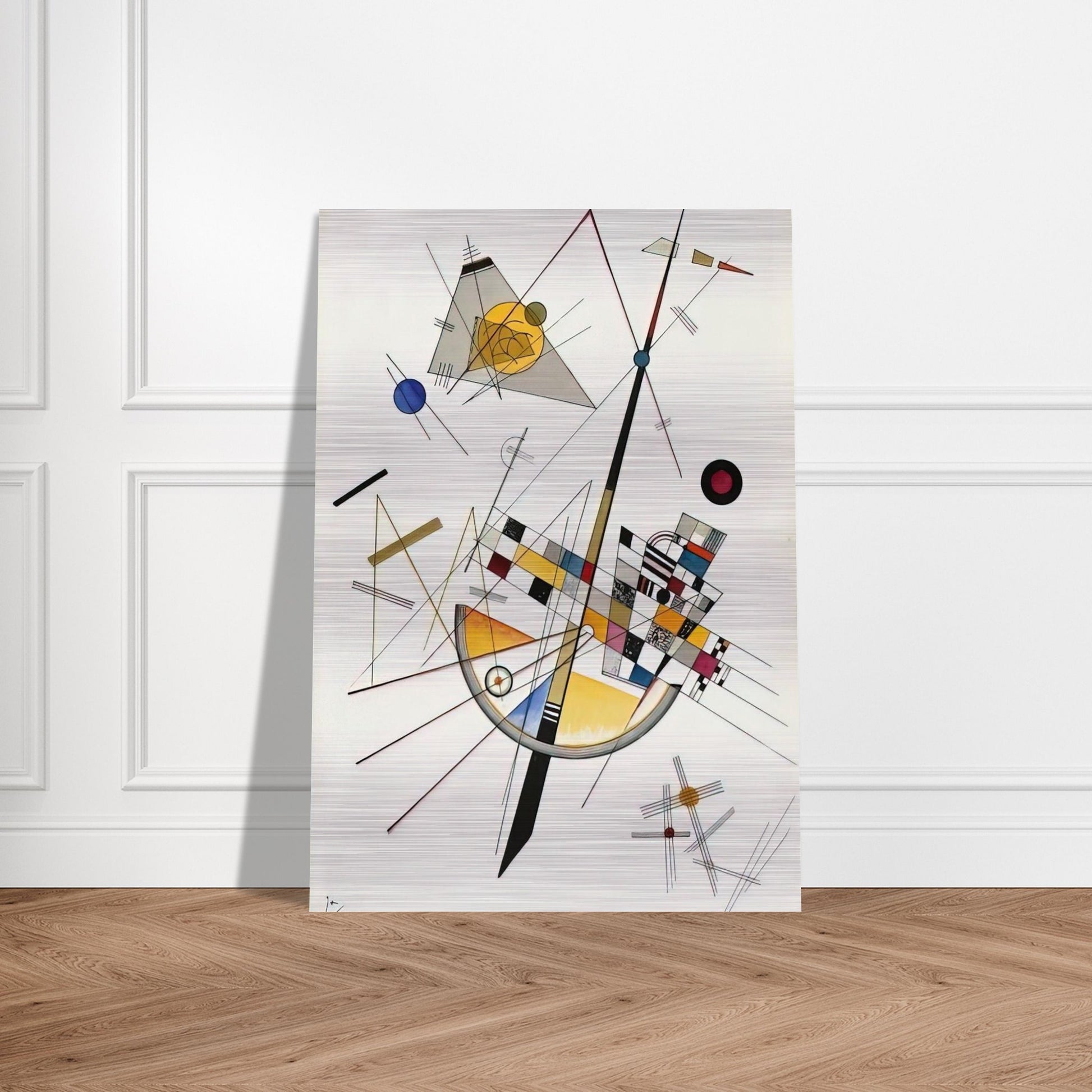 DELICATE TENSION NO 85 1923 - Wassily Kandinsky Brushed Aluminum Print - 70x100 cm / 28x40 inches | Wassily Kandinsky Aluminum Print | Wassily Kandinsky Prints