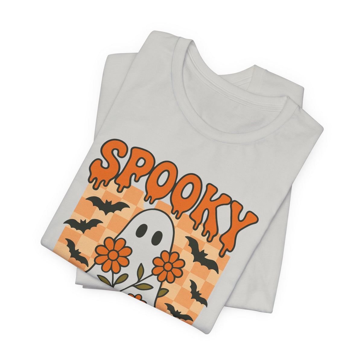 Spooky Mama Groovy Vintage Ghost Halloween Spooky Mom Moeder
