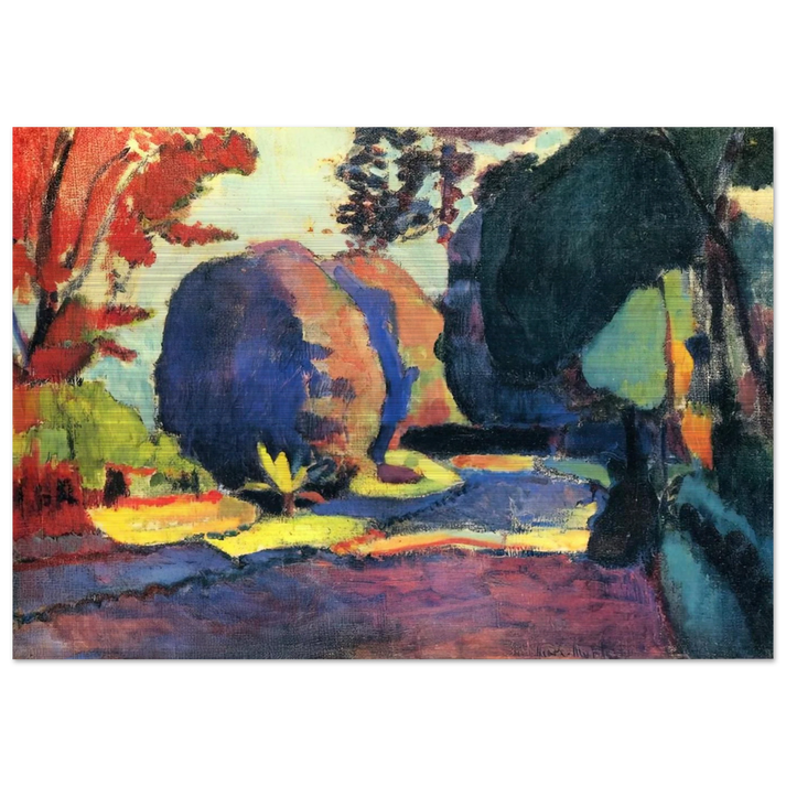 THE LUXEMBOURG GARDENS 1901 - Henri Matisse Brushed Aluminum Print - 70x100 cm / 28x40 inches | Henri Matisse Aluminum Print | Henri Matisse Prints