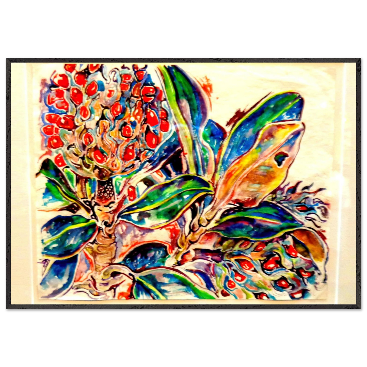 Walter Inglis Anderson - Walter Anderson Wall art - 40x50 cm / 16x20 inches - Premium Wooden Framed Poster With Fine Art Paper-canvas - Black frame