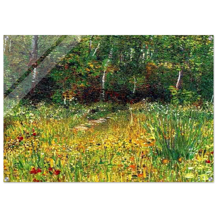 Park at Asnieres in Spring - Vincent van Gogh Acrylic Print - 70x100 cm / 28x40″ inches