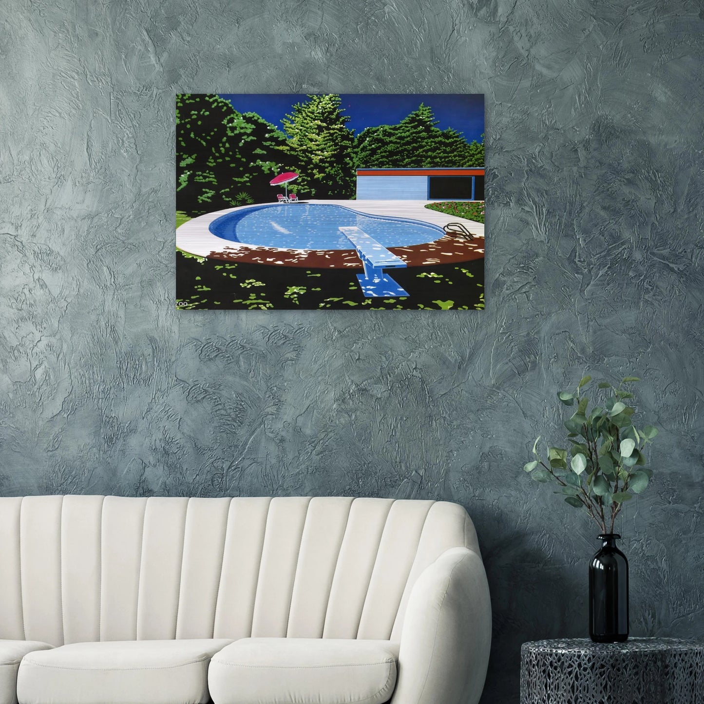 NIAGARA 07SH 944 - Hiroshi Nagai Brushed Aluminum Print - 70x100 cm / 28x40 inches | Hiroshi Nagai Aluminum Print | Hiroshi Nagai Prints