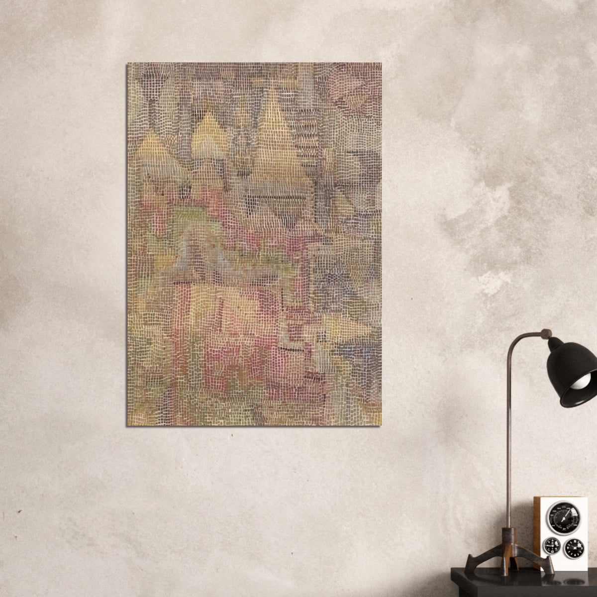 CASTLE GARDEN 1931 - Paul Klee Brushed Aluminum Print - 70x100 cm / 28x40 inches | Paul Klee Aluminum Print | Paul Klee Prints